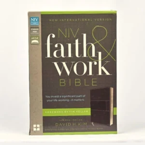 NIV Faith and Work Bible, Leathersoft, Gray