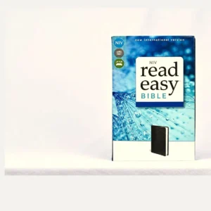 NIV ReadEasy Bible, Large Print, Leathersoft, Black, Red Letter