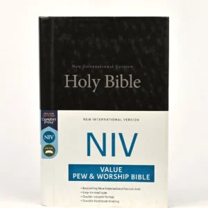 NIV, Value Pew and Worship Bible, Hardcover, Black