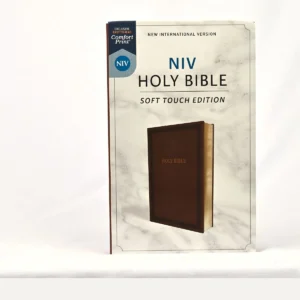 NIV Holy Bible, Soft Touch Edition, Leathersoft, Brown, Comfort Print