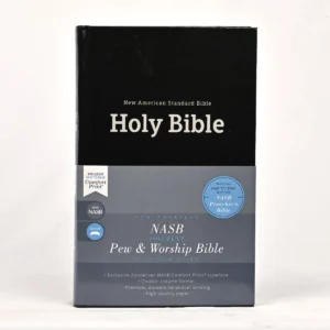 NASB Pew and Worship Bible, Hardcover, Black, 1995 Text, Comfort Print