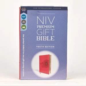 NIV Premium Gift Bible, Youth Edition — Coral Leathersoft