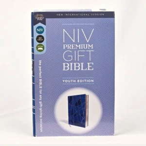 NIV Premium Gift Bible, Youth Edition, Leathersoft, Blue, Red Letter, Comfort Print
