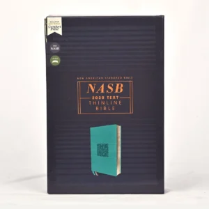 NASB 2020 Thinline Bible, Leathersoft, Teal, Red Letter, Comfort Print