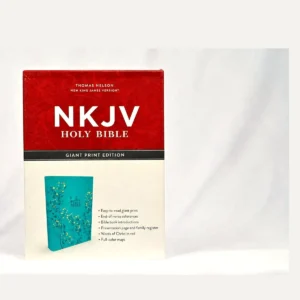 NKJV Giant Print Holy Bible- Aqua