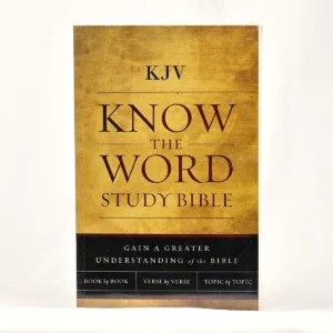 KJV know the word Study Bible-Paperback-Red Letter Edition