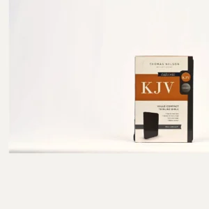 KJV Value Thinline Bible, Compact- Black LeatherSoft, Red Letter, comfort print.