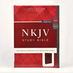 NKJV Study Bible, Leathersoft Brown, Comfort Print, The Complete Resource for studying God's Word.