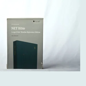 NET Bible, Large Print Thinline Reference, Teal Leathersoft, Comfort Print
