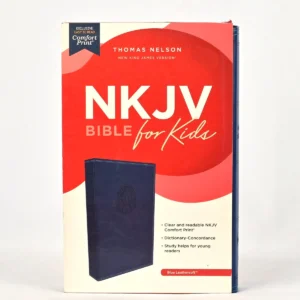 NKJV Holy Bible for Kids — Leathersoft, Blue, Comfort Print