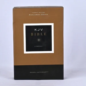 KJV Compact Bible, MacLaren Series, Brown Leathersoft, Comfort Print