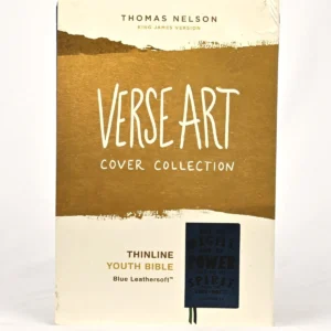 KJV Thinline Youth Edition Bible — Verse Art Cover Collection, Blue Leathersoft