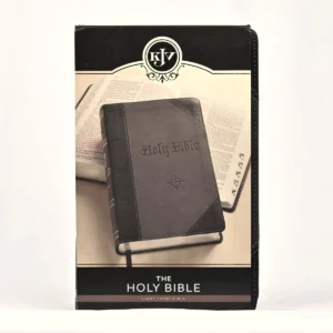 KJV Giant Print Bible-black/dark gray, thup index