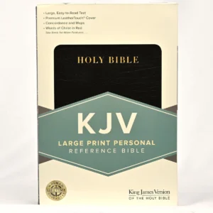KJV Large Print Personal Reference Bible-Black