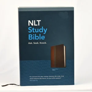 NLT Study Bible, TuTone, LeatherLike, Slate