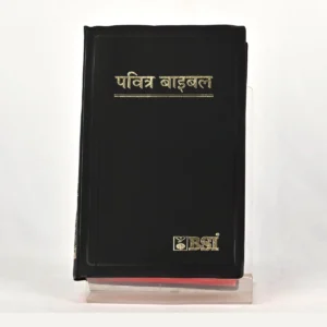 Holy Bible Hindi O.V Re-edited Regular Size - Vinyl Cover with Ribbon Marker -red edge - BSI