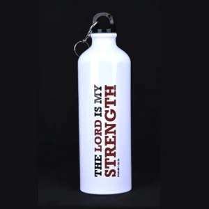 Bible Verse Sipper Bottle 750 ml – Ps 118:14 & 2Cor 12:9