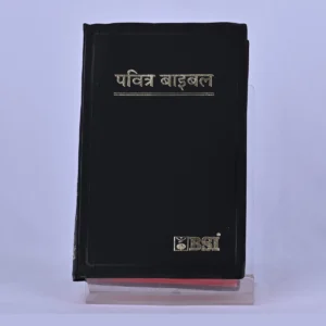 Holy Bible Hindi O.V Re-edited Regular Size - Vinyl Cover with Ribbon Marker -red edge - BSI