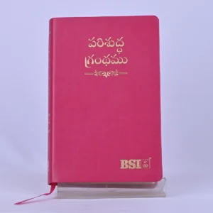 Telugu Bible with Thumb Index – Maroon PU 6417 Cover