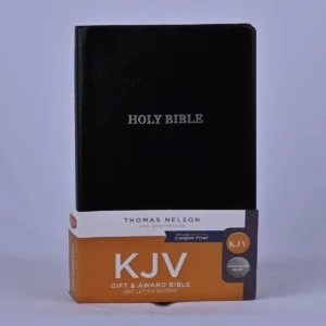 KJV Holy Bible: Gift and Award, Black Leather-Look, Red Letter, Comfort Print