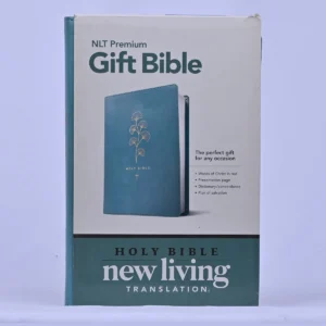 NLT Premium Gift Bible, Leatherlike, Teal, Red Letter