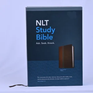NLT Study Bible, TuTone, LeatherLike, Slate