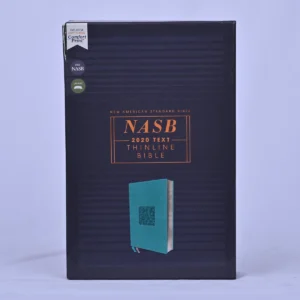 NASB 2020 Thinline Bible, Leathersoft, Teal, Red Letter, Comfort Print
