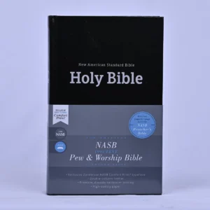 NASB Pew and Worship Bible, Hardcover, Black, 1995 Text, Comfort Print