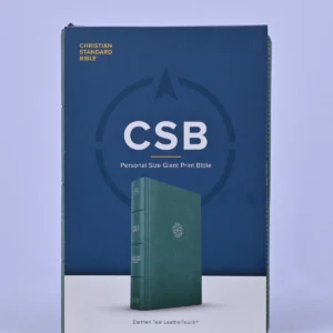 CSB Personal Size Giant Print Bible — Earthen Teal LeatherTouch