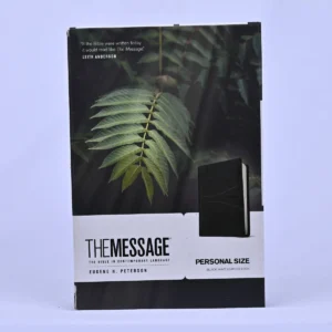 The Message Bible — Personal Size, Black Imitation Leather