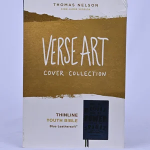 KJV Thinline Youth Edition Bible — Verse Art Cover Collection, Blue Leathersoft