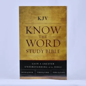 KJV know the word Study Bible-Paperback-Red Letter Edition