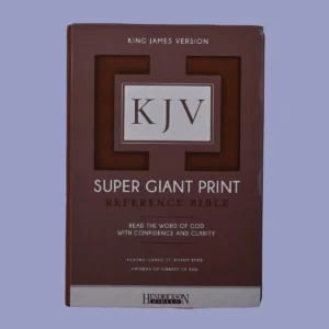 KJV Super Giant Print Reference Bible – Hendrickson