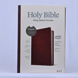 KJV Large Print Premium Value Thinle Bible, Filament Enabled - Dake Brown Tile