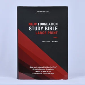 NkJV Foundation Study Bible, Large print, Hardcover, red Letter, Comfort print.