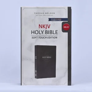 NKJV Holy Bible, Soft Touch Edition, Black Comfort print