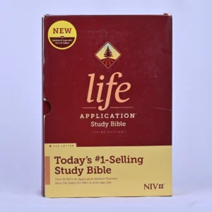 NIV Life Application Study Bible, Third Edition – Red Letter, Hardcover