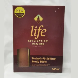 NIV Life Application Study Bible, Third Edition – LeatherLike, Brown/Mahogany