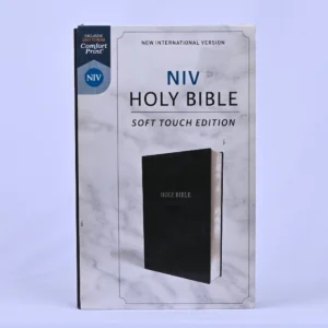NIV Holy Bible, Soft Touch Edition, Leathersoft, Black, Comfort Print