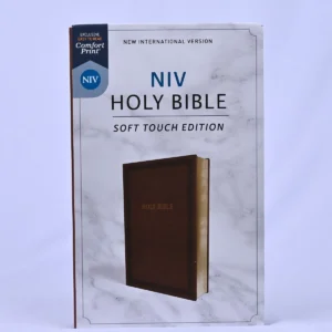 NIV Holy Bible, Soft Touch Edition, Leathersoft, Brown, Comfort Print