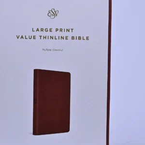 ESV Large Print Value Thinline Bible – TruTone, Chestnut