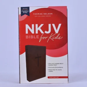 NKJV Holy Bible for Kids, Leathersoft, Brown, Comfort Print