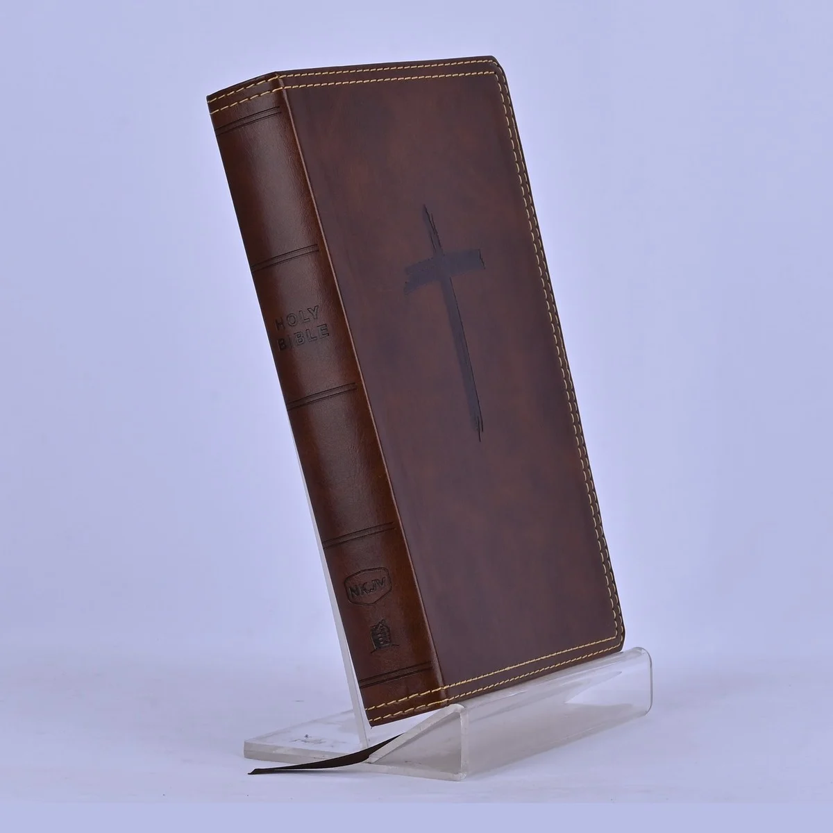 NKJV Holy Bible for Kids, Leathersoft, Brown, Comfort Print