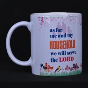 Bible Verse Coffee Mug, White Ceramic – Josu 24-15