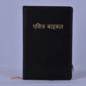 Holy Bible (Hindi) Regular size Black Zipper