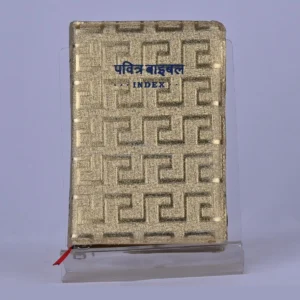 Holy bible (Hindi) - Compact Zip Index - Golden Edge